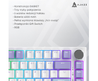 Ajazz AK820 Pro Gift Switch Purple White Blue RGB - 1536365 - zdjęcie 15